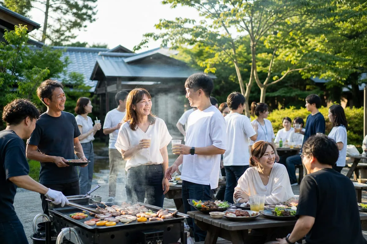 愛知 BBQ 名古屋 社員懇親会