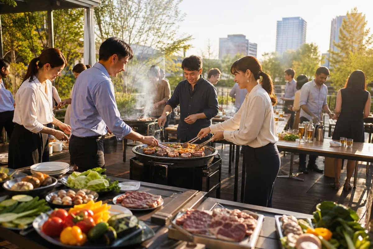 愛知 BBQ 名古屋 社員懇親会