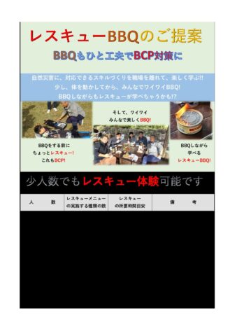 レスキューBBQ