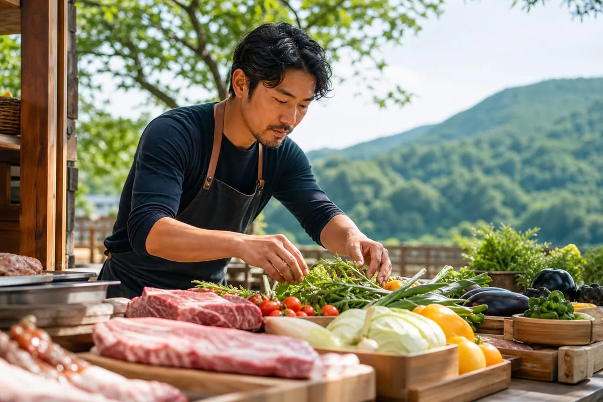 前橋 自然 BBQ