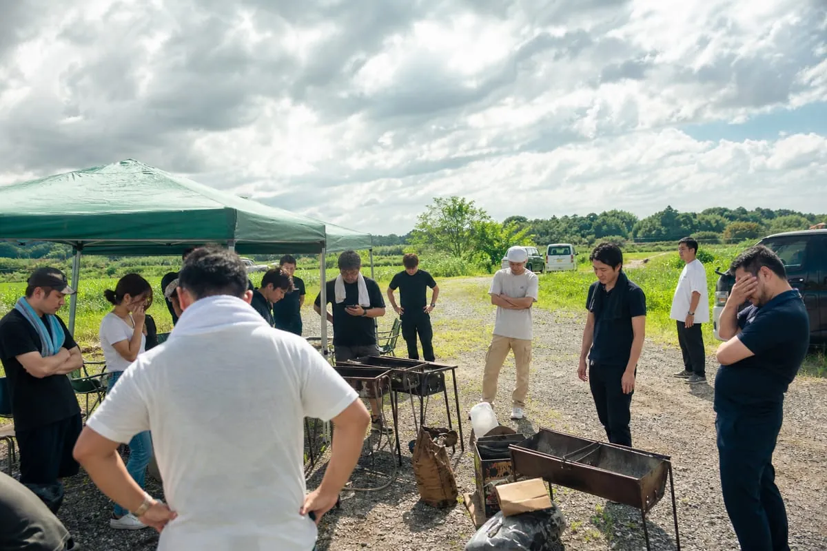 茨城 BBQ 社内交流 アイデア