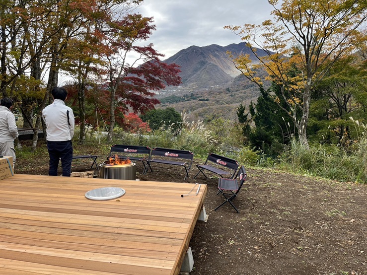 箱根別荘でバーベキュー