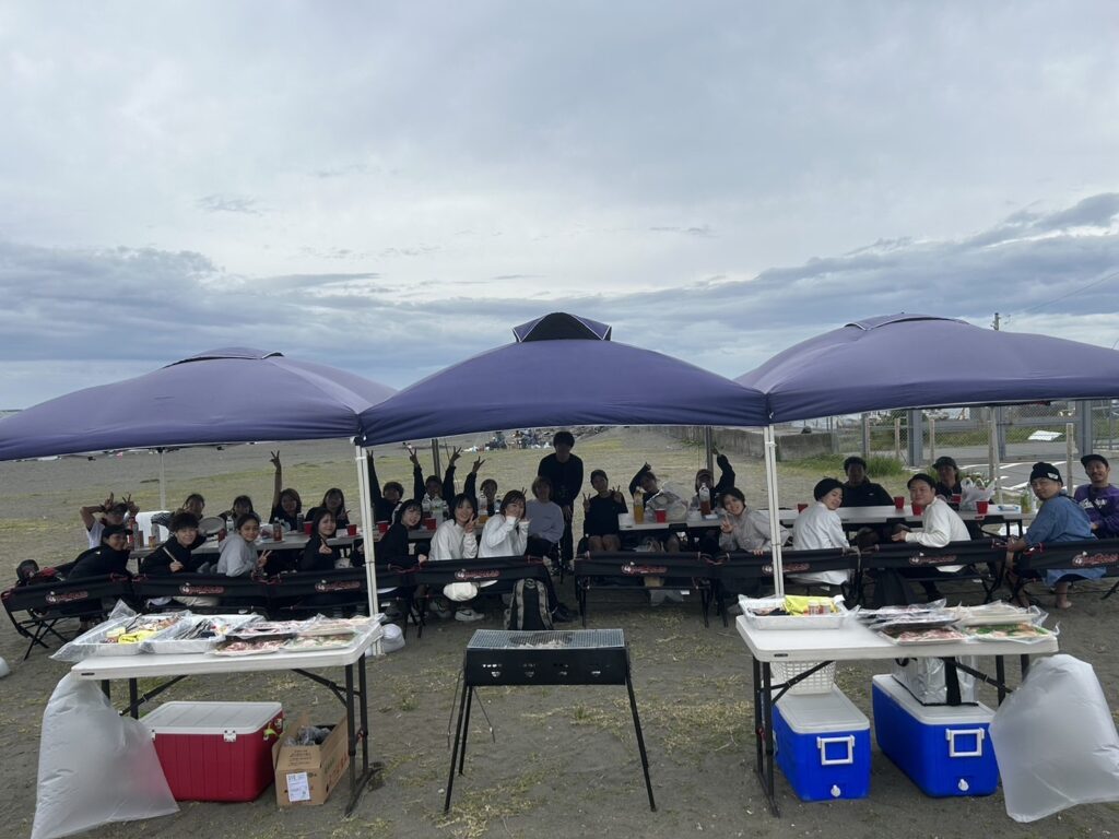 サザンビーチで団体BBQ