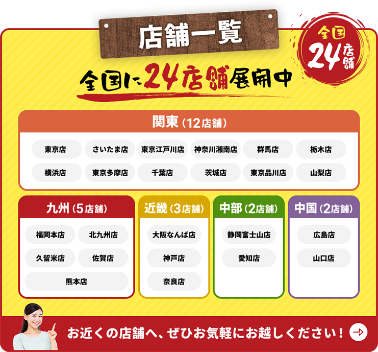 店舗一覧
