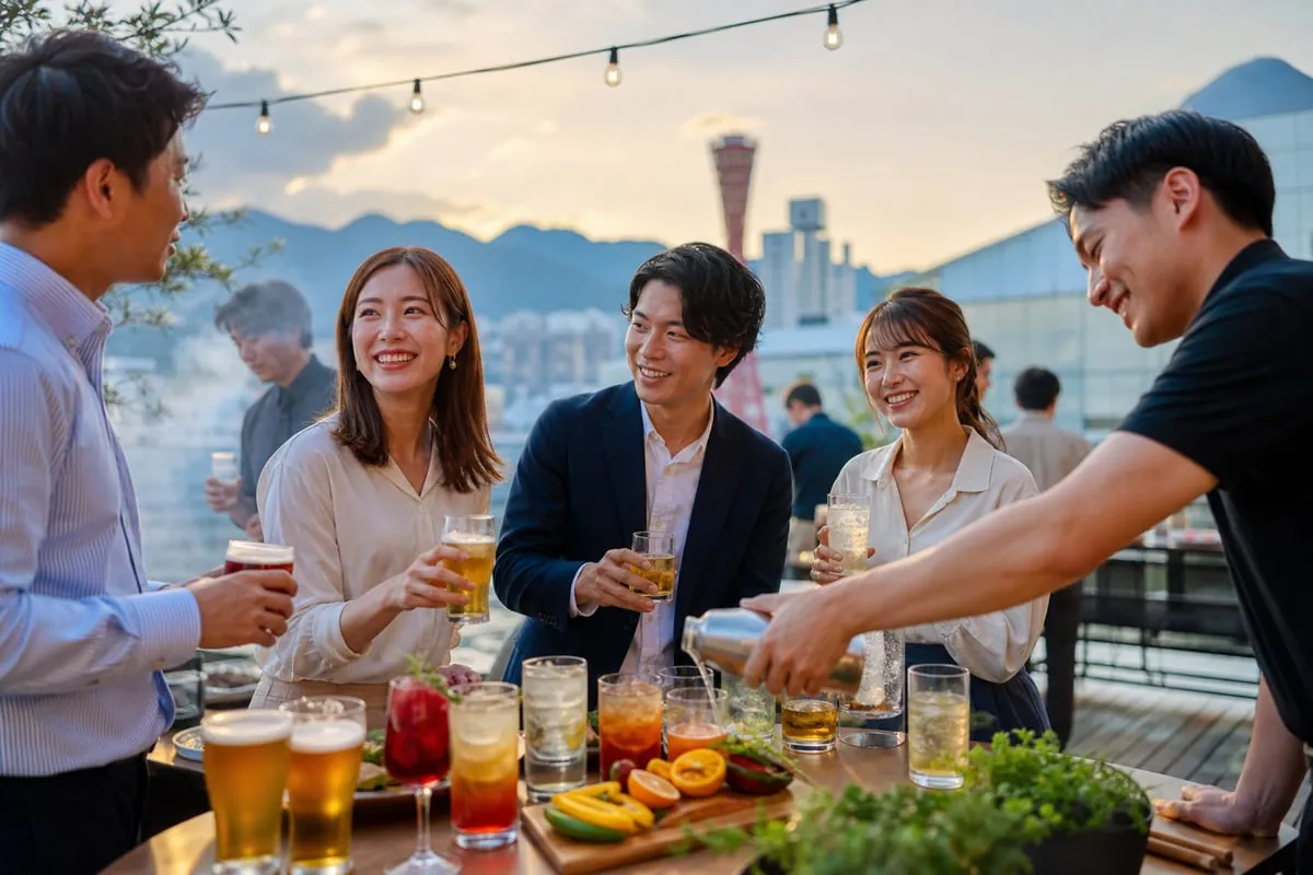 神戸 BBQ 内定者 懇親会
