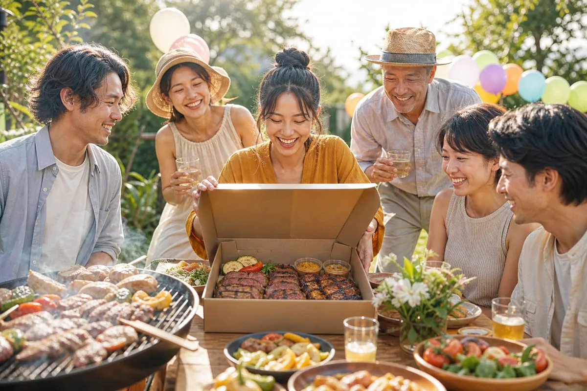 誕生日 BBQ 配達