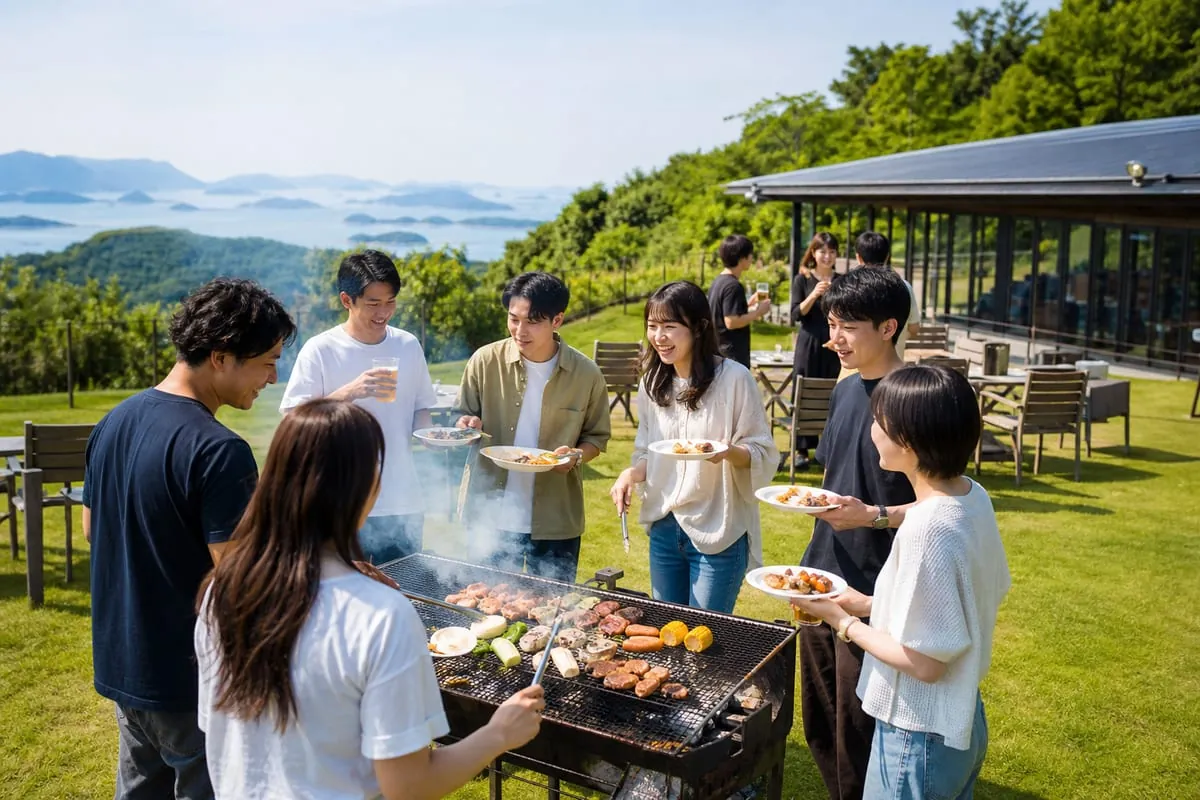 佐賀 BBQ 内定者 飲み会