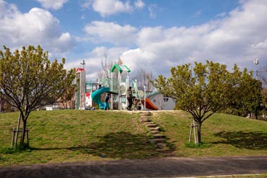 美南中央公園 インクルーシブ遊具と「みはらしの丘」が魅力