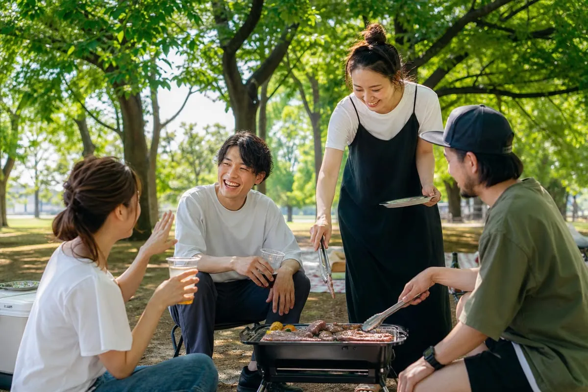 木場公園 BBQ