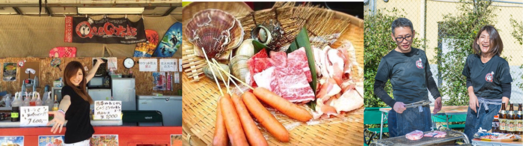 バーベキュー 食材 ファミリー