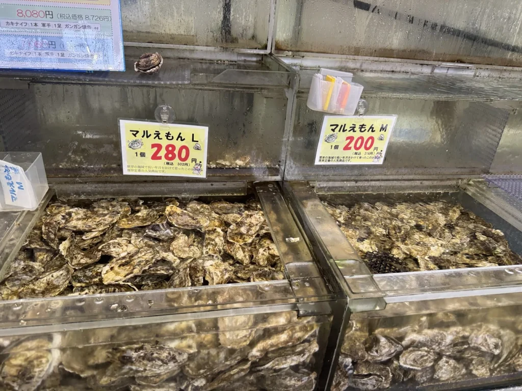 厚岸の牡蠣