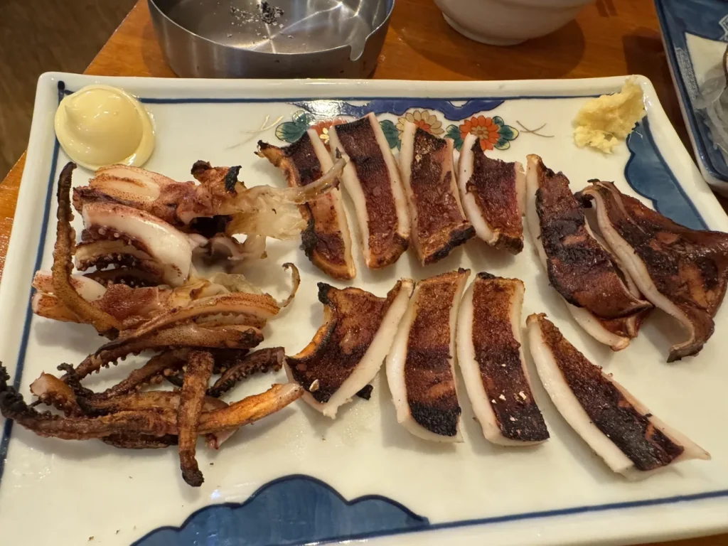 北海道の肉厚なイカ料理
