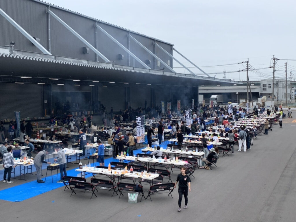 600名 社内イベントBBQ