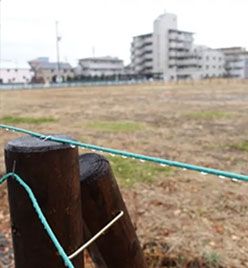 産業用地や温泉地域の空き地